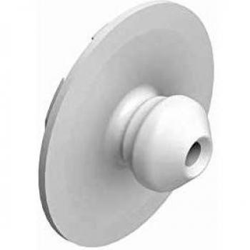 Clip Mâle 5 kg Fixation A Coller LP‑SM8 – Low Profile – Plastique – Décor Blanc