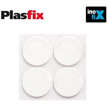 Pack 4 Feutres Synthetiques Blancs Ø38 mm – Plasfix INOFIX