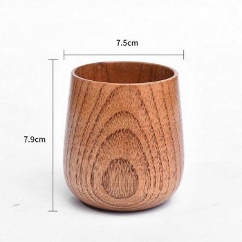 Tasse en bois d'épicéa fait main