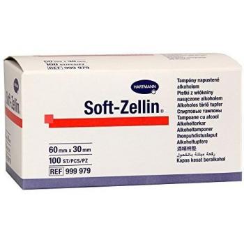 Lingettes alcoolisées Soft Zellin 100 unités