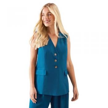 Petite Three Button Pocket Detail Coat – Women’s Version