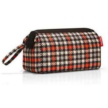 Trousse de Toilette Reisenthel en Toile Glencheck Red