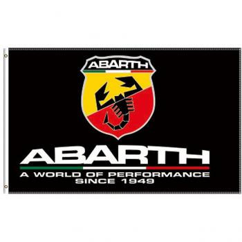 Bannières décoratives Fiat Abarth 3x5 Ft