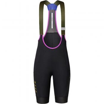 MAAP Alt_Road Cargo Trägerhose Schwarz/Olive/Rosa XS