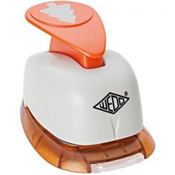 Wedo 168151 Motivlocher klein Tanne (grau / orange)