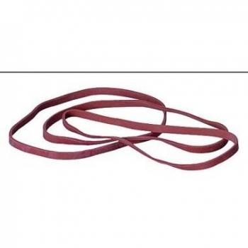 4 mm Red Rubber Bands, 150 mm Length, 1000 g Bulk Bag