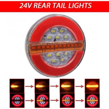 Luz LED de Freno y Giro DRL 24V 4 para Vehículos Comerciales