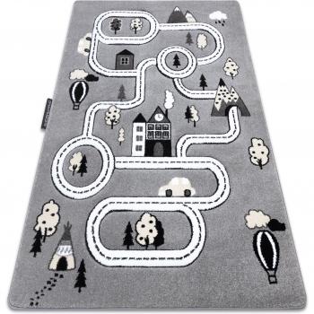Civico Tappeto Petit Town Grigio Argento 280x370 cm