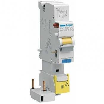 Disjoncteur différentiel 1P+N 25A 30mA type AC Hager