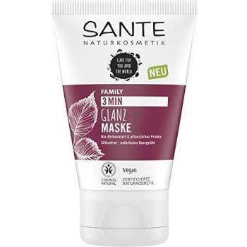 Sante Bio-Birkenblatt & pflanzliches Protein Family 3 Min Glanz Maske Haarmaske