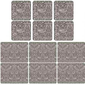 William Morris Strawberry Thief Table Mats and Coasters