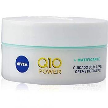 NIVEA Q10 Power Antiarrugas Cuidado De Día Piel Mixta 50 ml Crema Hidratante Antiedad para Pieles Mixtas