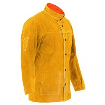 Giacca protettiva in pelle per saldatura
