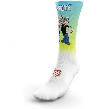 Otso Popeye Olive Lime Green Blue White Socks XS-S – Unisex