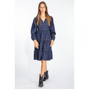 Love Moschino Blue Cotton Dress