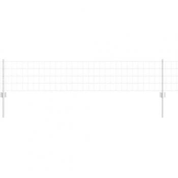 Reja perimetral plateada 0,4 × 25 m – Vidaxl