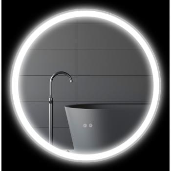 Beschlagfreier LED Spiegel fürs Bad, Ø 80 cm von kleankin
