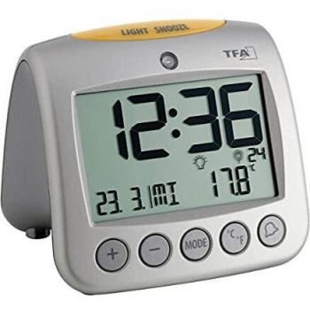 Alarma TFA 60.2514: Sonido, Radio y Termómetro Integrados