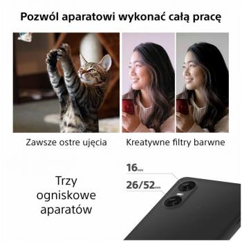 Smartphone 5G SONY Xperia 10 VI avec écran OLED 6,1', Snapdragon 6, appareil photo 48MP + 8MP