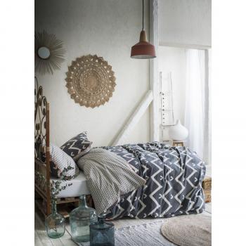 Parure de lit TODAY Coachella – 63×63 cm, couleur beige/noir