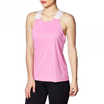 Camiseta sin Mangas NIKE W NP Dry Elastika Tank ESS, Mujer, Magic Flamingo/Barely Rose
