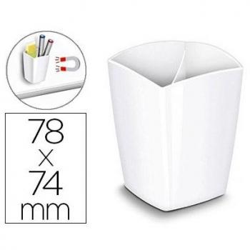 Suporte Magnético para Lápis Branco 78×74×95 mm
