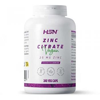 Cápsulas de Citrato de Zinco HSN 25mg 240 unidades