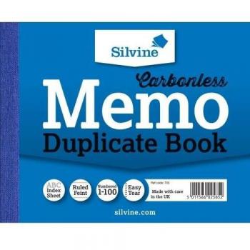 Carbonless Blue Notepad by SILVINE