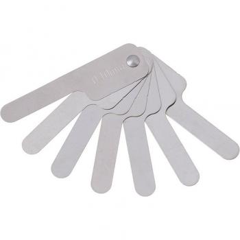 Regla de acero inoxidable para ortodoncia, 1 Uds., medidor de esmalte interproximal 0,1-0,5mm