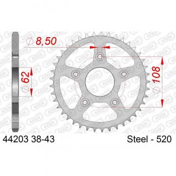 Corona standard in acciaio AFAM 44203