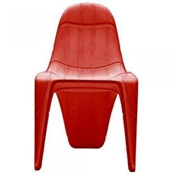 Chaises Vondom rouge x2