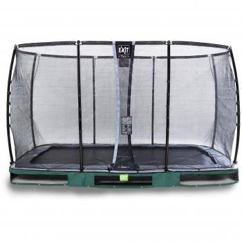 EXIT Elegant Premium Trampolin 214x366cm mit Deluxe Sicherheitsnetz