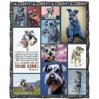 Schnauzer Soft Plush Throw Blanket