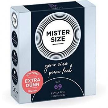 Mister Size Your Size Pure Feel Condoms 3 Pack