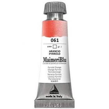 Aquarelle Maimeri Blu Orange Pyrrole en tube, 12ml