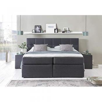 Boxspringbett Bea Anthrazit 200x220 cm H2