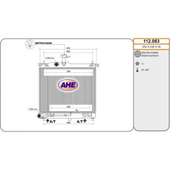 Motor-Kühler AHE 112.083 mit optimierter Luftstromführung