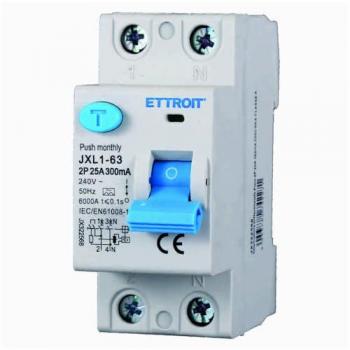 Interrupteur ETTROIT 2P 25A 300mA 220V Classe A