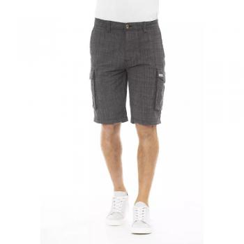 Baldinini Trend Black Cotton Short