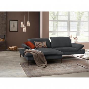 W.SCHILLIG komfortables Ecksofa »enjoy&MORE«, pulverbeschichtete Füße
