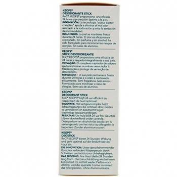 Roc Keops Déodorant Stick 24H Transpiration Modérée 40 ml