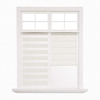 Deconovo Leinen Rollo „Klemmfix“ – Doppelrollo 90 × 150 cm
