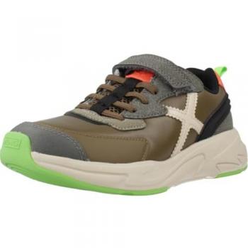 Munich Mini Track Enfant Velcro Vert Olive