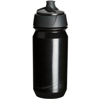 Bottiglia di acqua sportiva Tacx Shanti Twist 500 ml nera con copertura a membrana