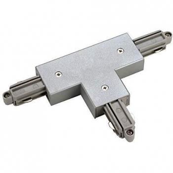 Connecteur T pour rail 1 allumage 230V, argenté