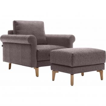 CR.450 Naturleder OSKAR Lounge Sitzkissen