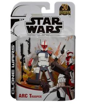 Červený Arc Trooper – 6 palcový model z The Clone Wars
