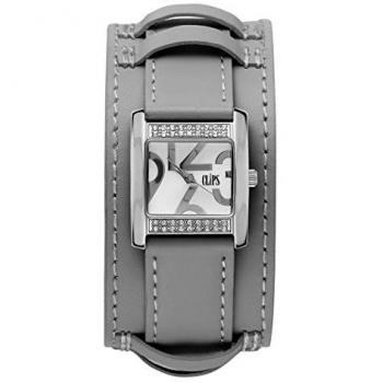 Clips Montre Chic – Cuir Gris