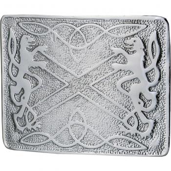 Escotés Kilt con cinturón de hombre, buckle celtic y detalle saltire