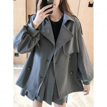 Manteau Plisado para Mujer Primavera